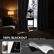 preview thumbnail 23 of 91, Deconovo 100 Percent Blackout with Liner Grommet Curtain (2 Panel)