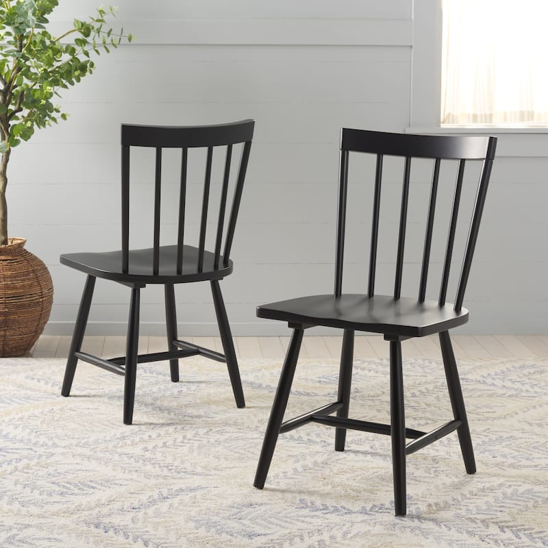 SAFAVIEH HOME Sani 35-inch Spindle Chair (Set of 2) - 17"W x 20"D x 35"H