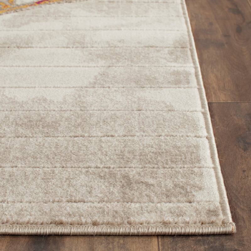 SAFAVIEH Porcello Adelphine Modern Watercolor Floral Rug