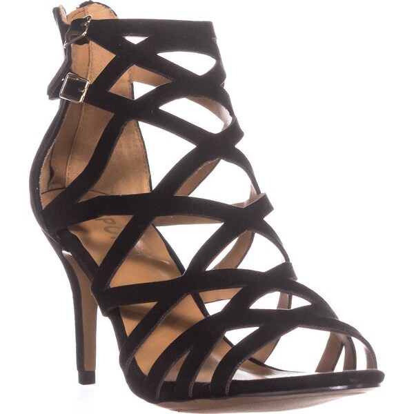 caged dress sandals