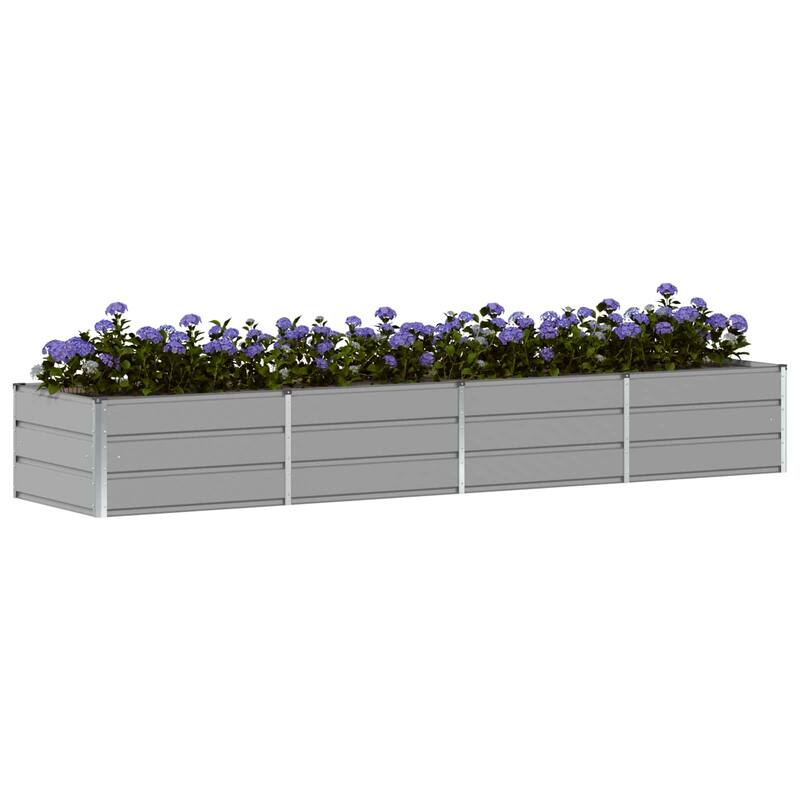 vidaXL Planter in Steel - 62.99 x 31.50 x 17.72