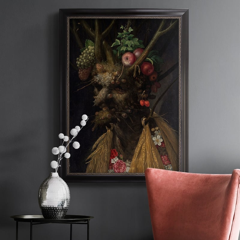 Four Seasons in One Head Premium Framed Canvas- Ready to Hang