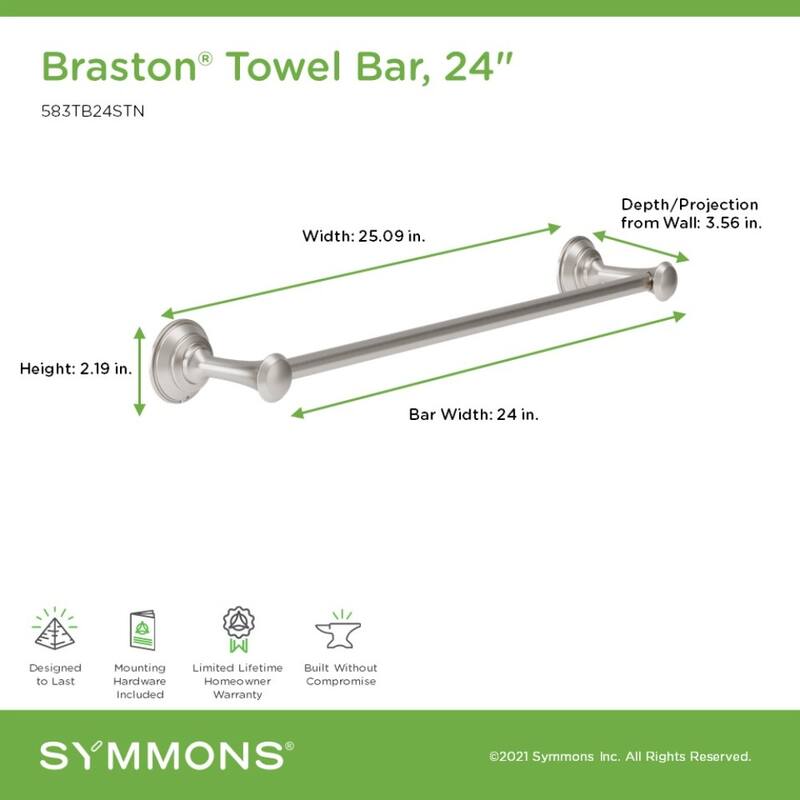 Symmons 583TB24 Braston 24" Towel Bar