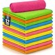preview thumbnail 1 of 3, Zulay 12 Pack Ultra Absorbent Cleaning Microfiber Cleaning Cloths