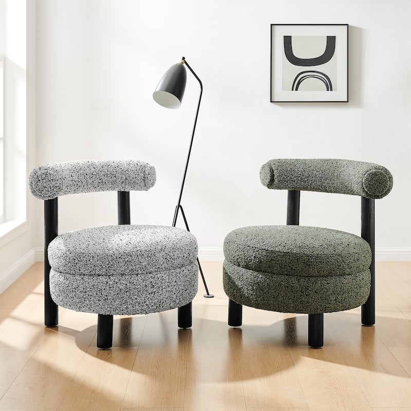 NPD Furniture Esther Boucle Accent Chair