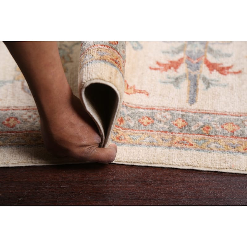 Vegetable Dye Sultanabad Ziegler Oriental Wool Area Rug Hand-knotted - 9'1" x 12'0"