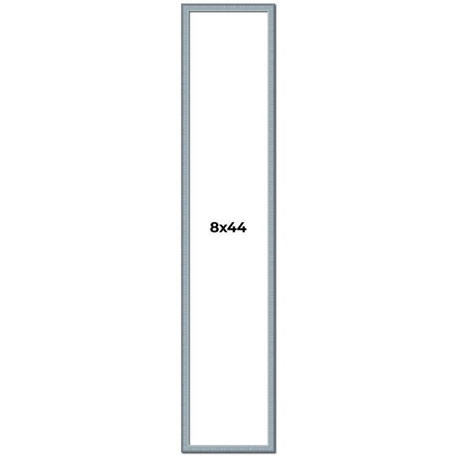 8x44 Frame Rustic Sky Blue Solid Wood Picture Frame | 0.75 Inch