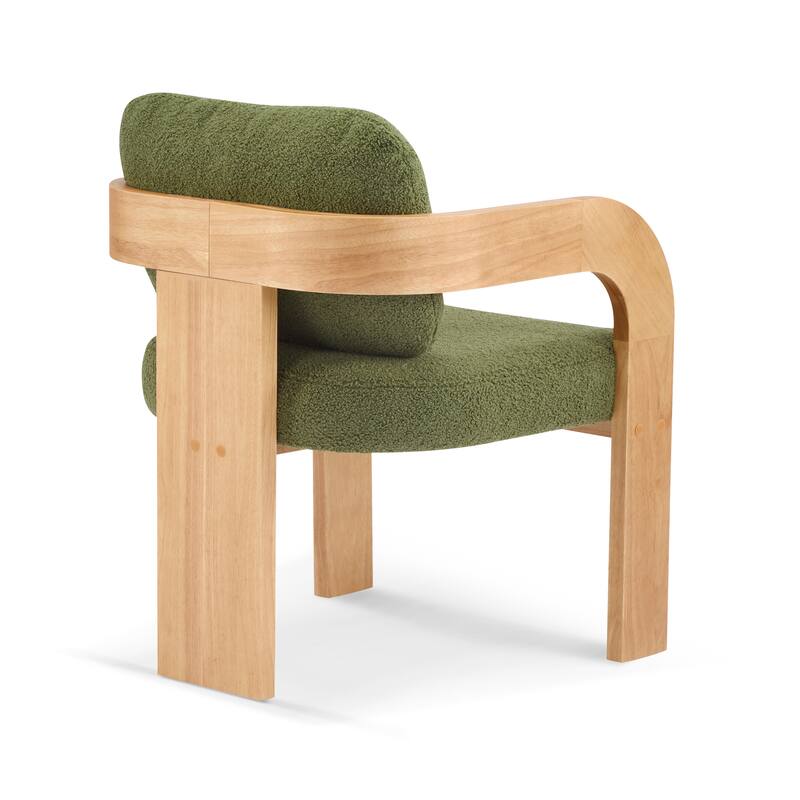 Roomfitters 2-Pack Modern Dining Chairs, Solid Wood Frame with Pillow Back and Upholstered Seat