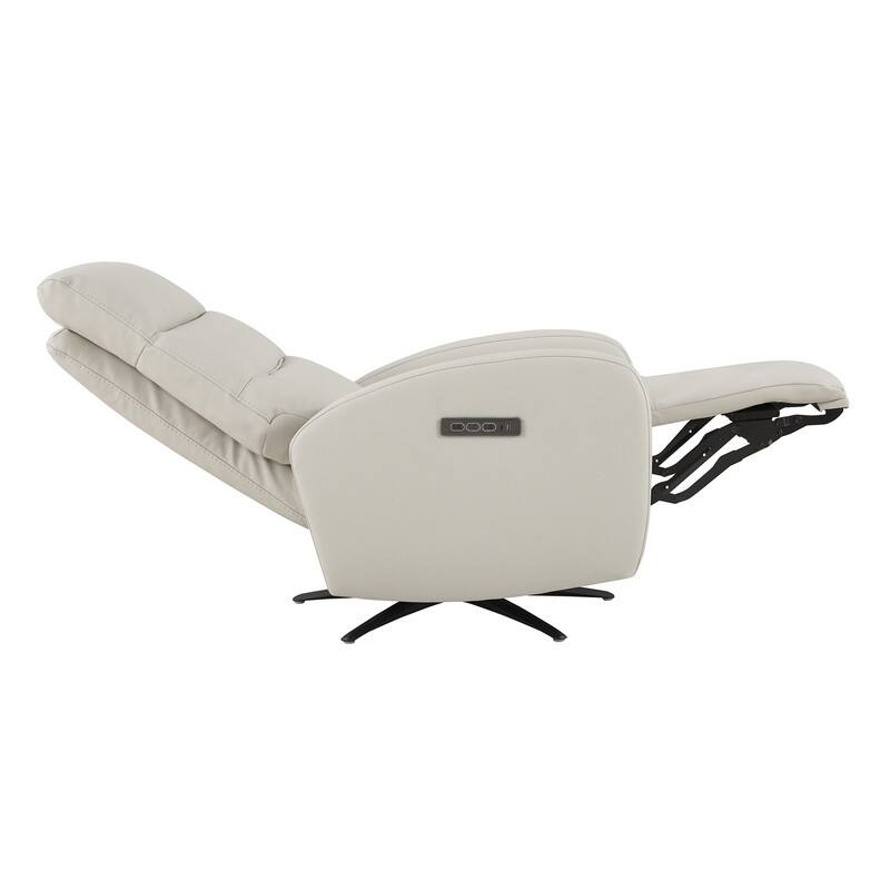 Spruce & Spring Triple-Motor Power Swivel Recliner Chair with Power Headrest