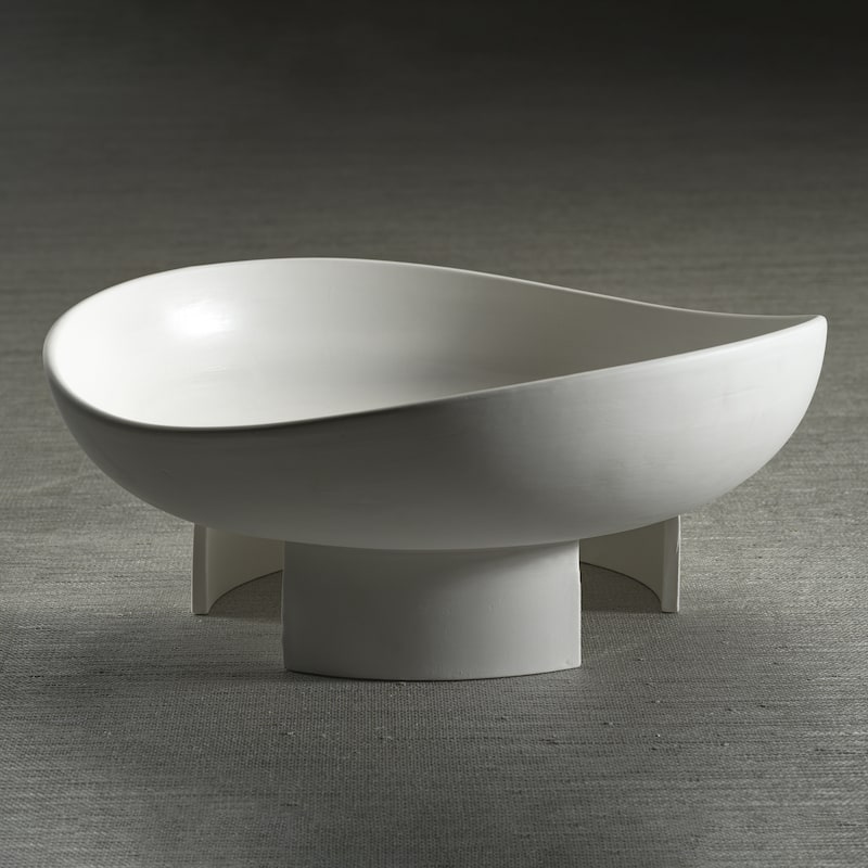Kutani White Ceramic Bowl