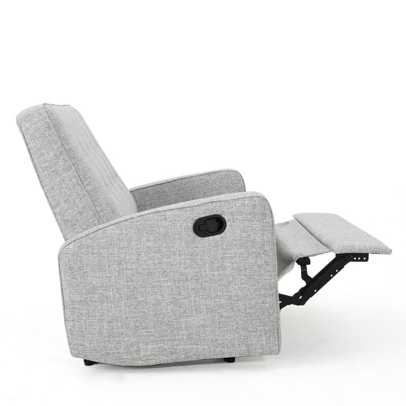 47"Wide Manual Recliner Chair for Adults, Single Reclining Sofa Chair Fabric Upholstered Living Room Chair Modern Club Chair