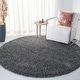 preview thumbnail 16 of 89, SAFAVIEH Evolution Shag Gwenaele Solid 1.8-inch Thick Rug