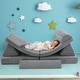 preview thumbnail 14 of 18, Costway 8 PCS Kids Play Sofa Set Modular Convertible Foam Folding - See Details