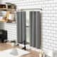 No. 918 Martine Microfiber Semi-Sheer Rod Pocket Kitchen Curtain Valance and Tiers Set