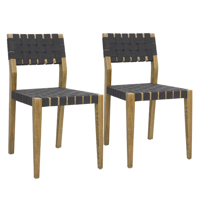 Classic Home Orlando Oak Dining Chair (Set of 2)
