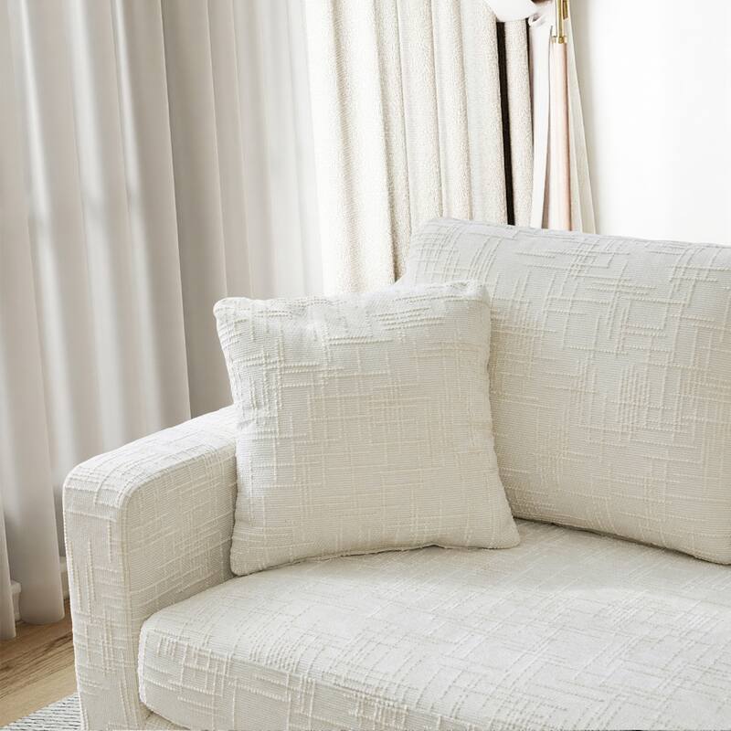 83.9"W Modern Casual Sofa With Removable Upholstery Cover