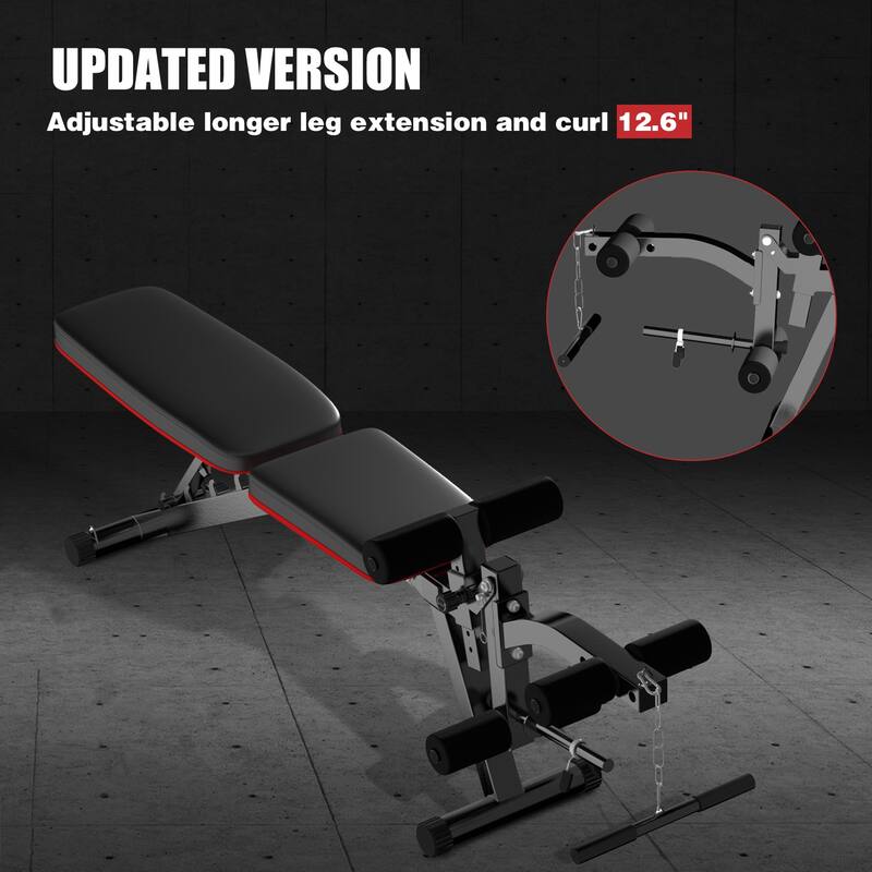Zenova Adjustable Incline Decline Exercise Workout Bench