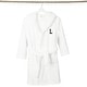 preview thumbnail 102 of 105, Sweet Kids 100% Polyester SUPER PLUSH Double Brushed Hooded Bathrobe with Black Bookman Monogram