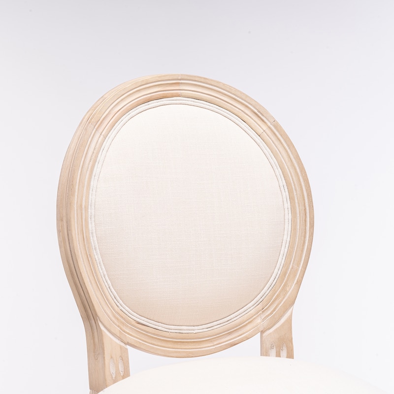 Set of 2 French Country Wooden Barstools