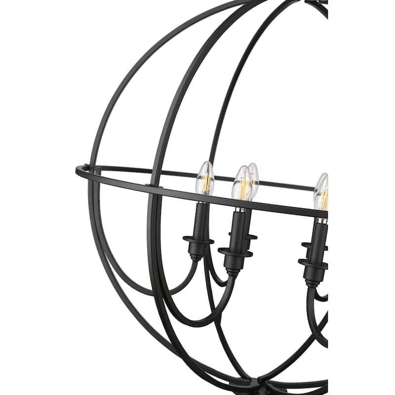 Millennium Lighting 12306 Artemis 6 Light 30" Wide Taper Candle Style