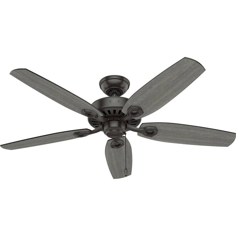 Hunter 52" Builder Ceiling Fan with LED Light Kit and Pull Chain - DC Motor - Casual, Traditional - ENERGY STAR