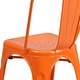 preview thumbnail 21 of 164, Metal Indoor/ Outdoor Stackable Bistro Chair (Set of 4)