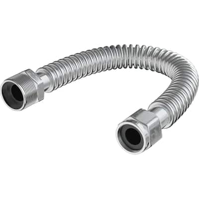 PROFLO 3/4" FIP x Sweat 18SS COR Water Heater Connector