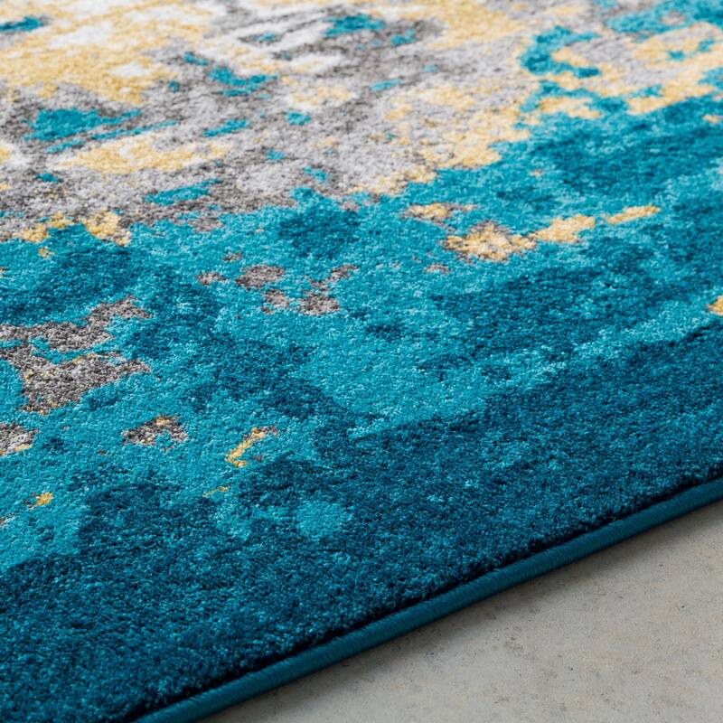 Avery Abstract Watercolor Area Rug