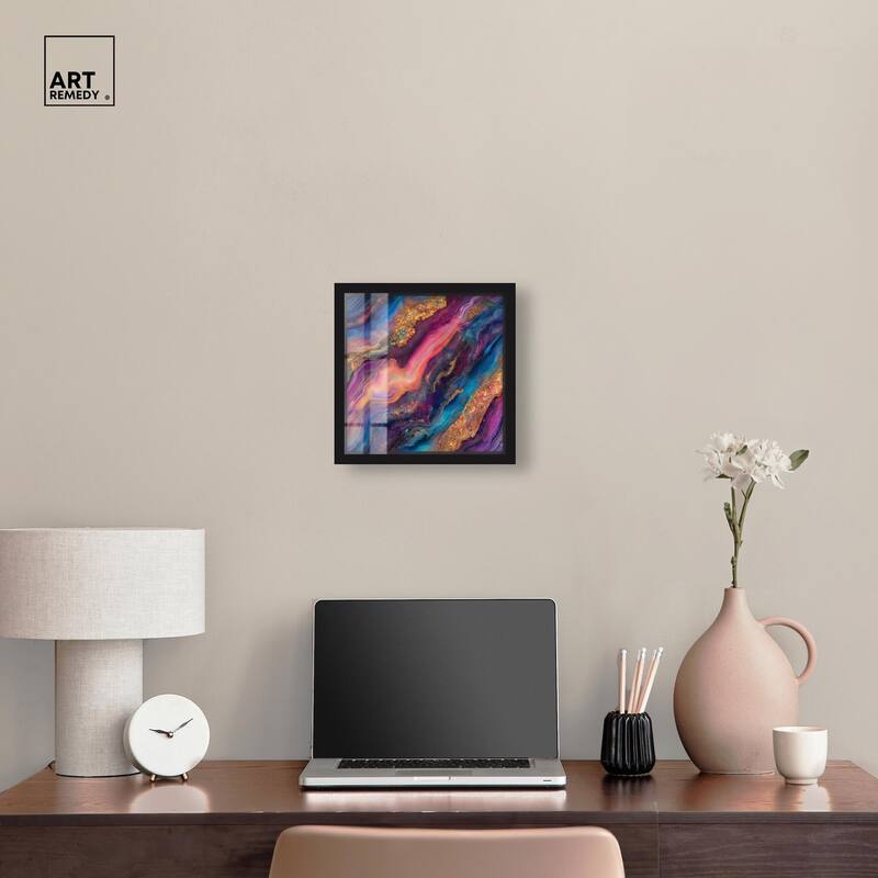 Glittering Spectrum III Shadowbox by Art Remedy