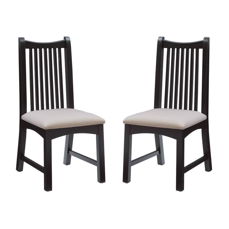 Linon Benner Side Chair (Set of 2) - Natural
