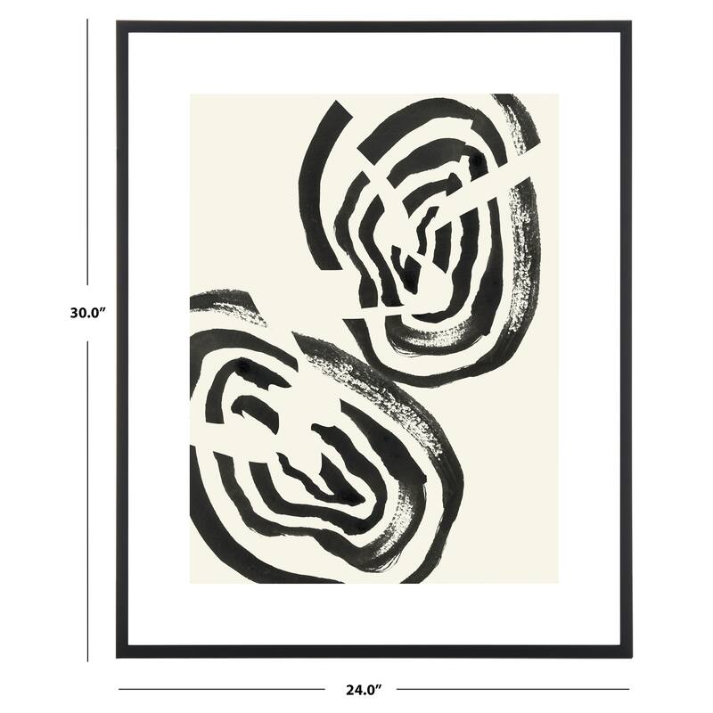 SAFAVIEH Aygun Breaking The Sound Barrier 24 x 30-inch Framed Wall Art