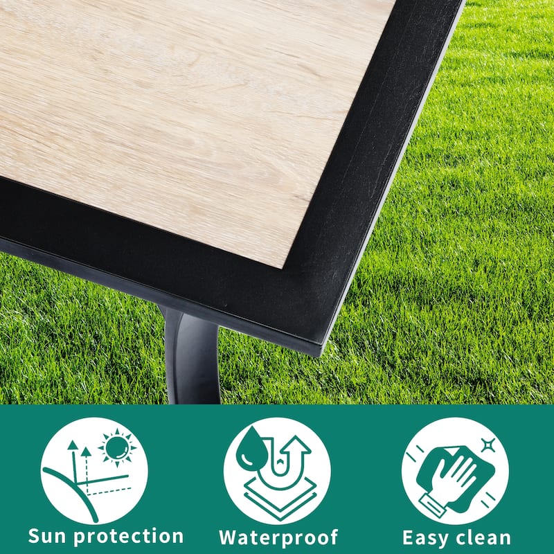 Metal Outdoor Dining Table
