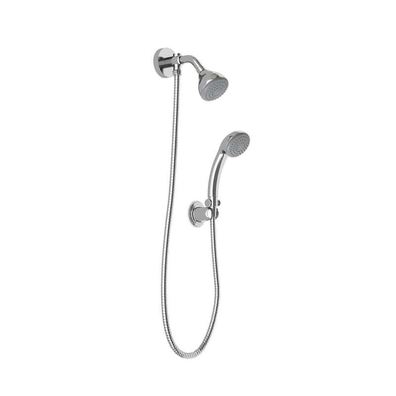 Wall Mounted Shower Set With Handheld Shower (Valve Not Included) - Chrome