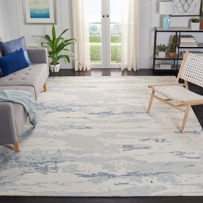 SAFAVIEH Handmade Abstract Mahmooda Contemporary Wool Rug