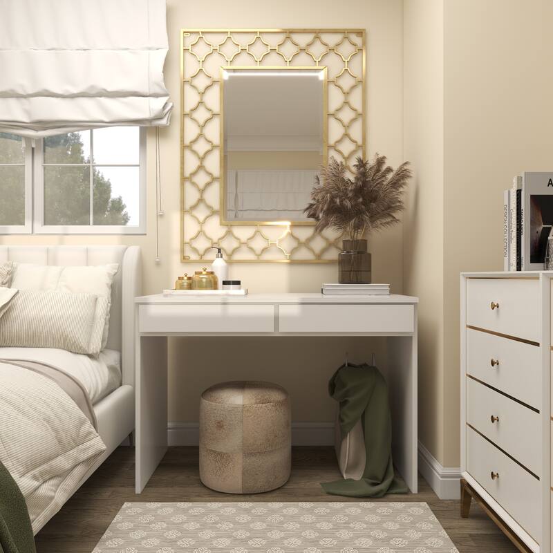 CosmoLiving by Cosmopolitan Gold Glass Living Room Decorative Jars with Metal Lids (Set of 2)