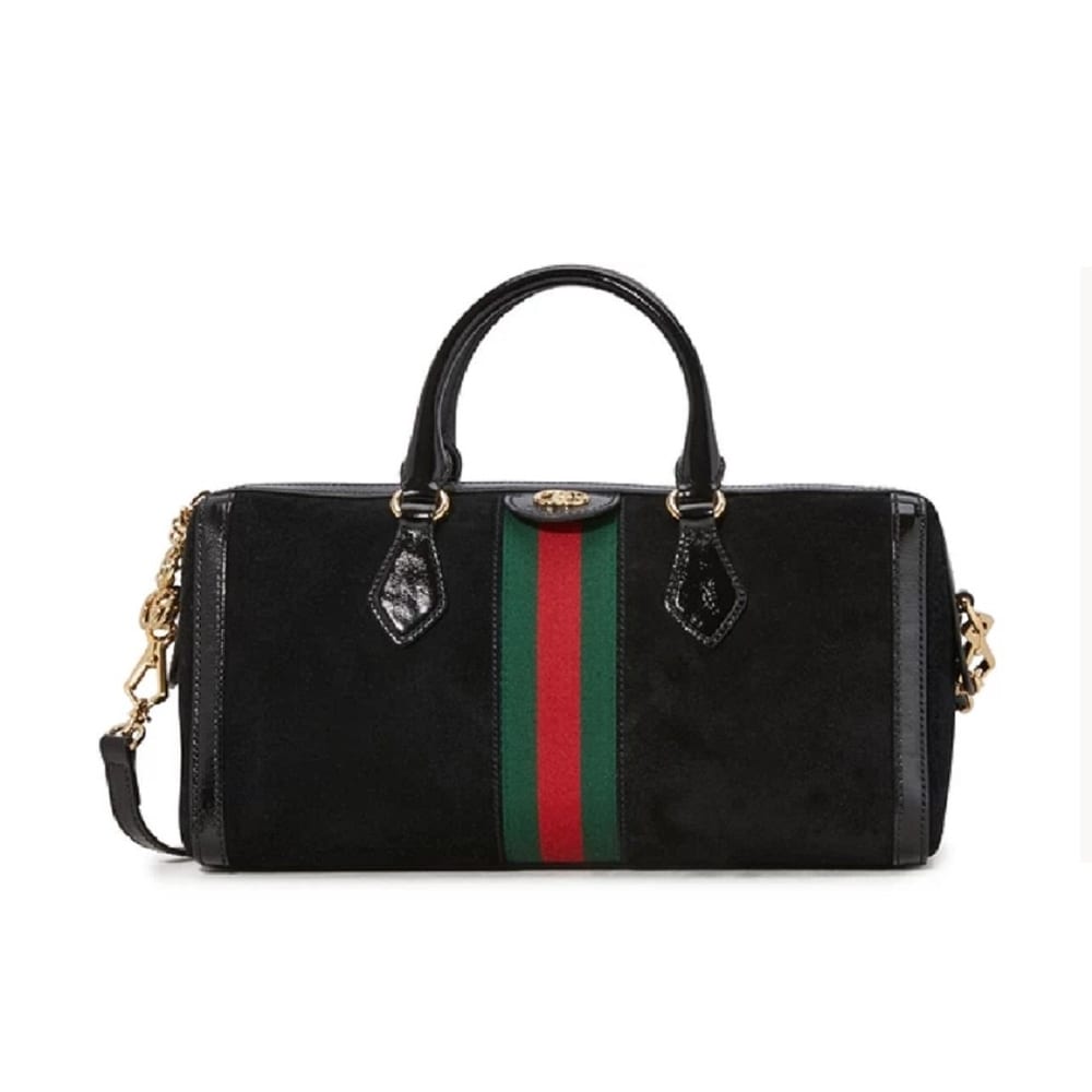 gucci crossbody with striped strap