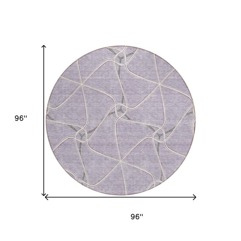 HomeRoots Geometric Contemporary Rectangle Outdoor Rug