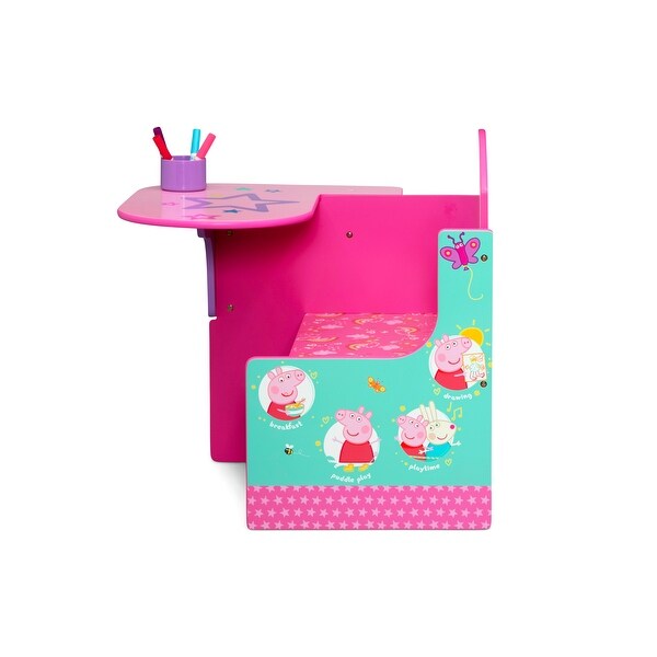 Peppa Pig Chair Desk with Storage Bin - Greenguard Gold Certified