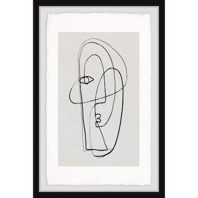 'Lost Face' Framed Painting Print
