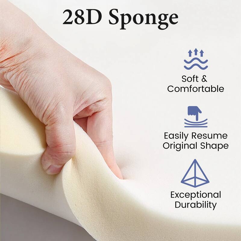 Outdoor Patio Chaise Lounge Chair Seat Cushions with Pillow