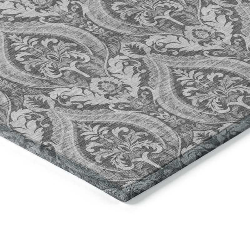 Pami Garden-Inspired Weather Resistant Versatile Elegance Outdoor Rug