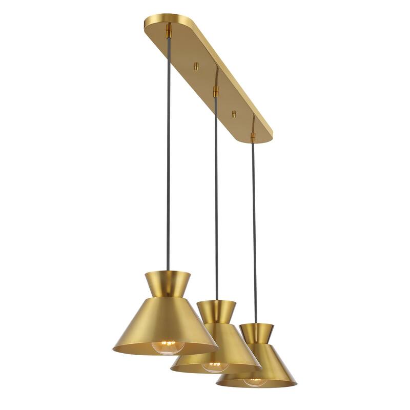 Bellevue SHCH70430 3 Light 40" Wide Linear Pendant