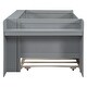 preview thumbnail 5 of 10, Twin Size Bunk Bed with Built-in Shelves and Storage Drawer, White