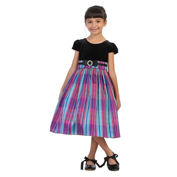 girls long sleeve christmas dress