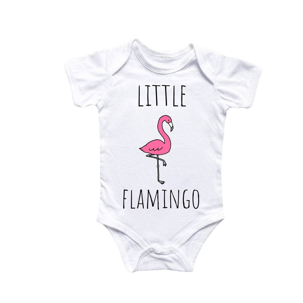 Flamingo Florida - Baby Boy Girl Clothes Infant Bodysuit Funny Cute Newborn 3