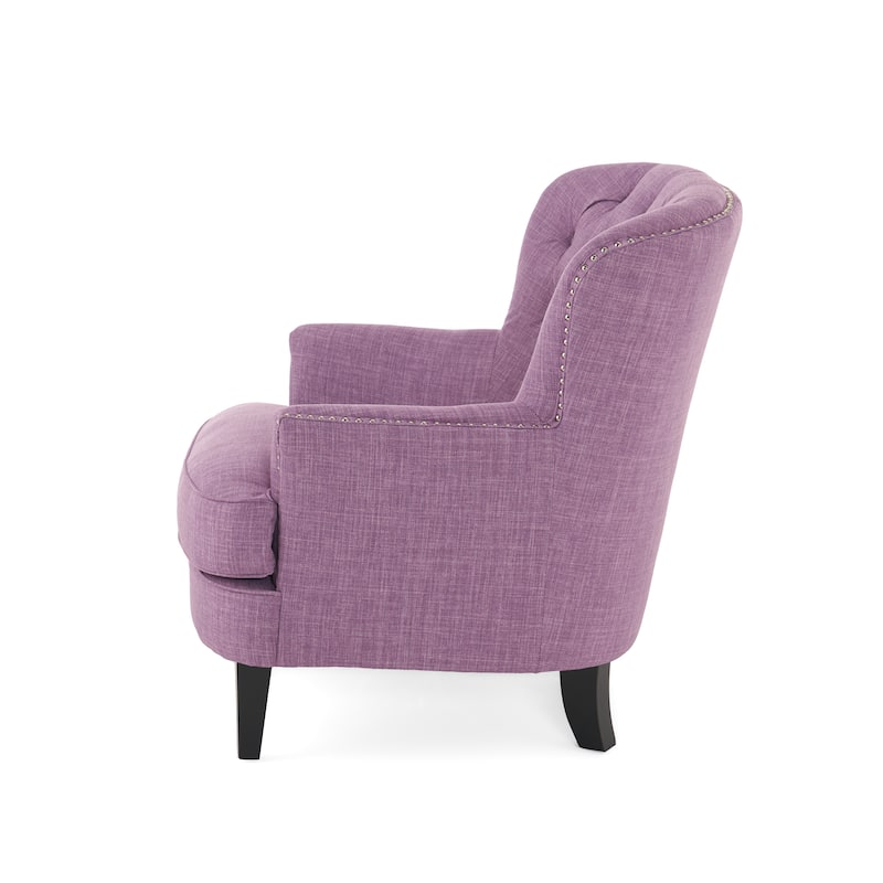 Tafton Tufted Oversized Fabric Club Chair by Christopher Knight Home - 33.50" L x 35.00" W x 34.50" H