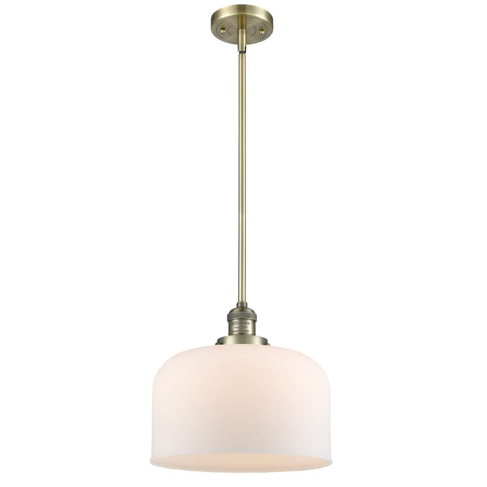 Innovations Lighting Franklin Restoration Bell - 1 Light 12" Stem Hung Mini Pendant