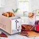 preview thumbnail 27 of 28, Rae Dunn Toaster, Stainless Steel 2 Slice Square Toaster, Wide Slot with 5 Browning Levels, with Bagel, Defrost
