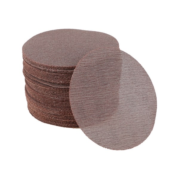 slide 2 of 15, 7 Inch Abranet Sanding Mesh Hook Loop Sandpaper Set of 50