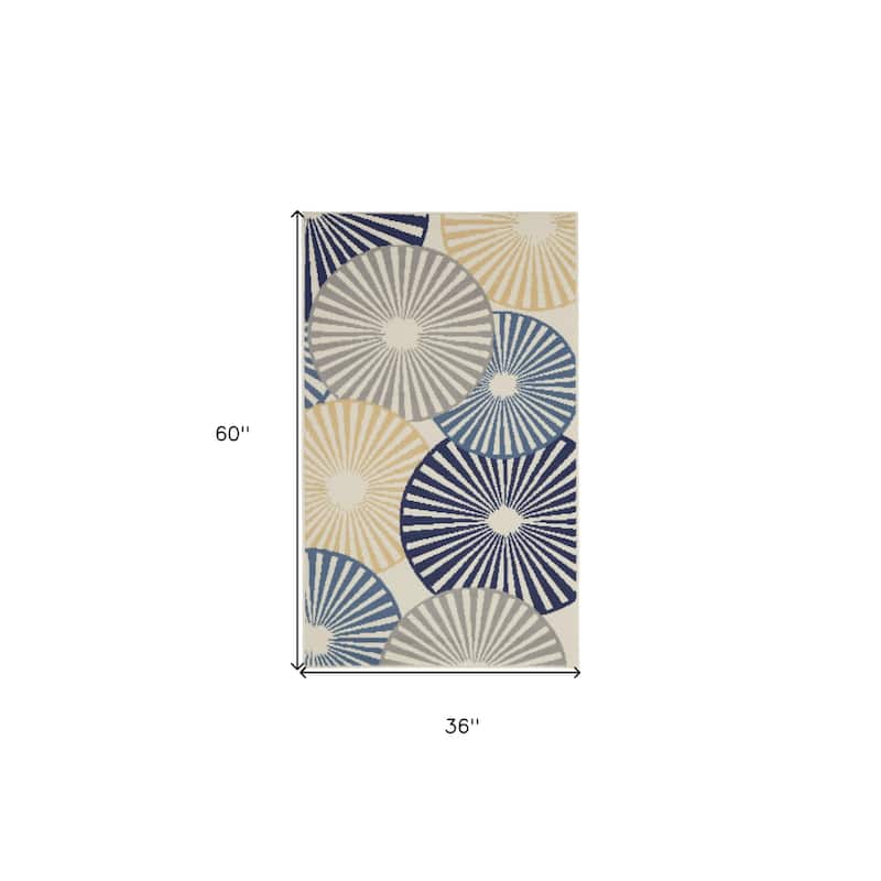Lofiz Power Loomed Geometric Modern Durable Area Rug By HomeRoots